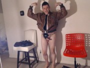 Study My Naked Hard Masculine Body as I Cum! Love Maolo! 9/16