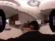 Sexy Brunette Loves to Ride in VR 6/16