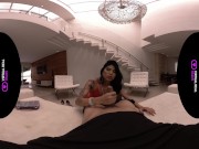 Sexy Brunette Loves to Ride in VR 7/16
