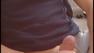 Teen boy solo masturbates and cums