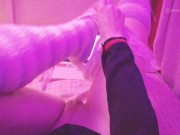 Kawaii girl masturbates after class watching lesbian hentai until squirts and pisses herself 6/16