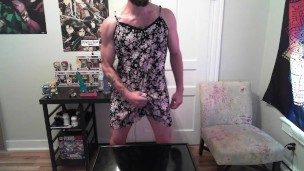 humiliated white sissy jerks his cock for you