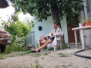 Walking in the yard 2/16