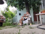 Walking in the yard 5/16