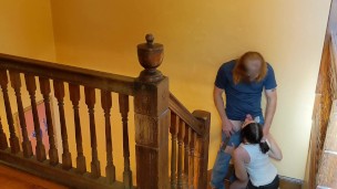 XXX Disciplining the Sloppy Maid with Shaking Orgasm and Creampie as Wife Calls