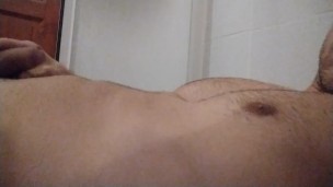 PISSING IN SHOWER - I DRINK PISS AND CUM ON MY SELF