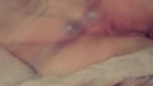 Rubbing my tight lil pussy 