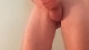 Masturbate Big Dick Cumshot in Leggings