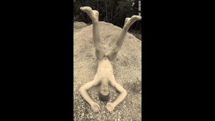 Pork Knuckle Andy Mai 2022 with intensiv Gymnastic and show strong Muscles