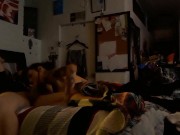 Captivating Tattooed Latina Girl, Getting Fucked Hard by large white cock! 12/16