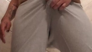 Chub Self Piss and Cum
