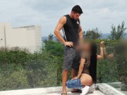 Risky Sex With A Dirty Venezuelan Slut On A Public Roof Top 10/16