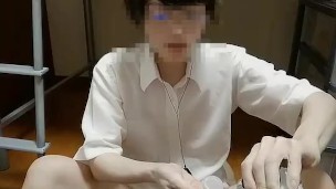 イケメンメガネ男子のアナルオナニー！ぬるぬるアナル！042