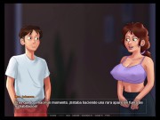 Echandole un vistazo al la profesora y a la vecina