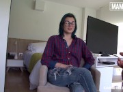 MAMACITAZ - Big Ass Latina Clara Lucia Enjoys Her Very First Porn Movie 2/16