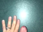 Masturbation Session In The Kitchen & Swallowing My Cumshot I Sucked Up From The Counter 9/16