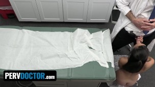 Perv Doctor - Sexy Patient Gets Down On Her Knees Sucking Doctor Cock To Clear Her After Injury