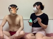 現役JD ♡格安♡ 手作りオナホで射精チャレンジ♡ 7/16