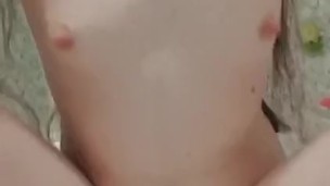 Pissing girl into a coffee jar and tastes urine. 2nd day of ovulation test