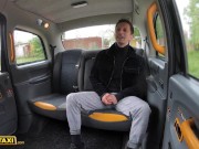 Female Fake Taxi Busty Brunette fucking a big cock on the back seat of a taxi 1/16