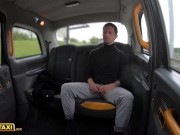 Female Fake Taxi Busty Brunette fucking a big cock on the back seat of a taxi 4/16