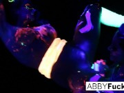 Black Light Rainy Night Lesbian Fun 13/16