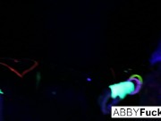 Black Light Rainy Night Lesbian Fun 5/16