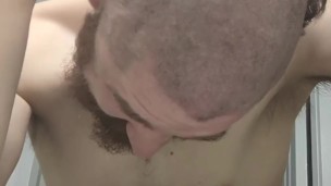 Censored Version: Shaving Head Blowing Clouds