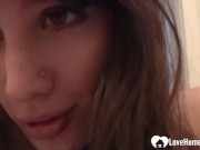 Skinny brunette teasing with her stunning body 2/16