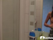 Skinny brunette teasing with her stunning body 4/16