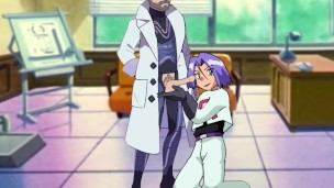 New Professor Turo in Pokémon Violet Gets Sloppy Blowjob By James From Team Rocket