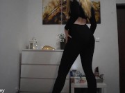 Strip Tease in Leggins Because I Want to Show You My Pussy 🍑 | Miley Grey 3/16