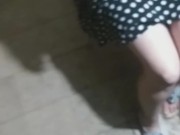 slutty milf with nice titis sucking my dick ,she can realy deepthroat!! 16/16