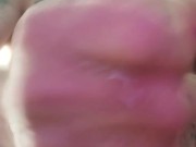 Jerking off close up to the camera! 8/16