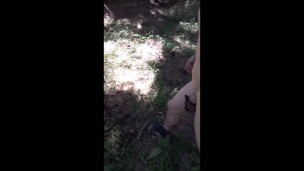 I walk through the forest completely naked with a cage on my penis, I would like to meet someone :)