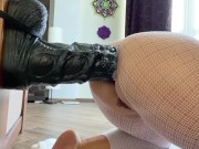 My super extreme anal fuck with SeaHorse Dildo Hankey Toys part.1 5/16