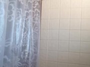 Intense soapy shower big dick stroking to the edge repeatedly 15/16
