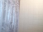 Intense soapy shower big dick stroking to the edge repeatedly 16/16