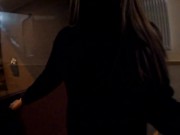 18 Year Old Girlfriend Afraid To Fuck In The Entrance And Was Fucked In The Basement Of The House 3/16