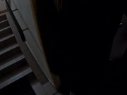 18 Year Old Girlfriend Afraid To Fuck In The Entrance And Was Fucked In The Basement Of The House 5/16