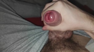 jerking off during the night and cumming