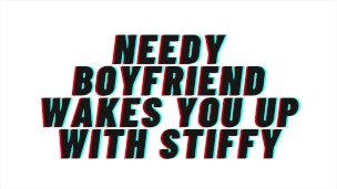 AUDIO ONLY: Needy Boyfriend with his hard cock. cums inside saying "I love you"