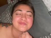 Dirty Talking Slut JOI Before Getting Facial  16/16