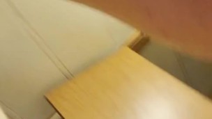 Close up creampie and fucking my ass hard stretching it wide on huge dildo 