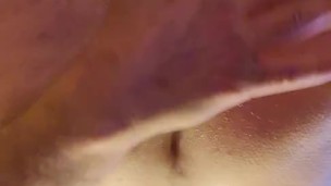 Close up of me fucking my cum filled ass with a huge dildo