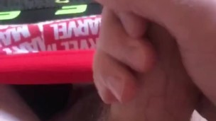 Jerking off before the gym