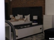 Caught my neighbor's wife and fucked her ! cum on her belly 2/16