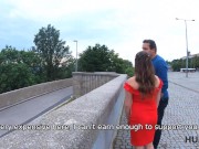 HUNT4K. Woman in red has sex not with her husband but the unknown man 2/16