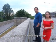 HUNT4K. Woman in red has sex not with her husband but the unknown man 3/16