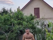 Evening in the garden, there is something to do